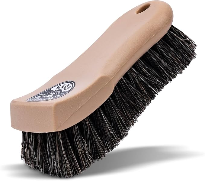 Chemical Guys Acc_S95 Long Bristle Horse Hair Leather Cleaning Brush for Car Interiors, Furniture, Sneakers, Boots, and More (Works on Natural, Synthetic, Pleather, Faux Leather) (Pack of 12)