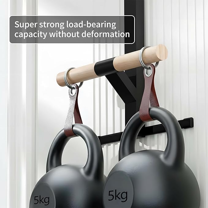 Backpack Hanger for Closet, Metal Storage Rack Backpack Hooks,2 Tiered Over The Door Hanger for Backpack,Heavy Duty Over The Door Hook Storage for Backpack, Coat, Bag, Hat,Black