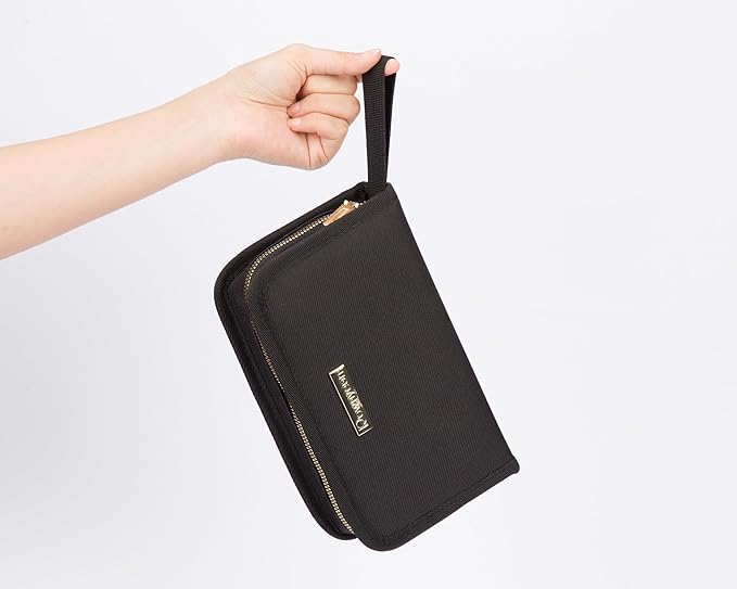 ROWNYEON Lipstick Organizer Case Lipstick Holder Portable Lipstick Bag Travel Makeup Bag Cosmetic Case Large Capacity Lipstick Carrying Case Makeup Artist Lip Gloss Storage Bag