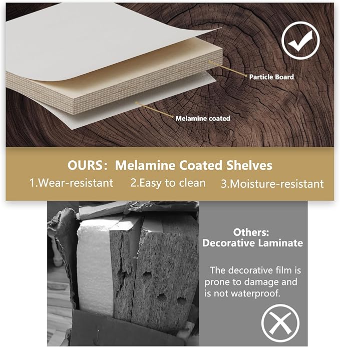 Medium Double Hanging Closet Unit, Modular Closet System, Wood Closet System Organizer with Storage for Walk In Closets, Clothing Rack Closet for Hanging Clothes, Bedroom, White, 31.5"W
