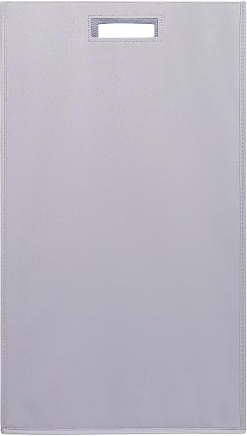 Internet's Best Collapsible Laundry Hamper | Set of 2 | Dirty Clothes Sorter with Handles | Magnetic Side | Easy Storage | Folding | Black