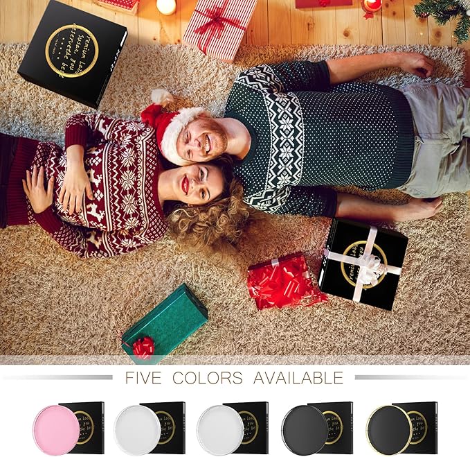 12" Oak Wood Bathroom Tray for Counter, Vanity Tray for Perfume Lotion Candle Makeup Jewelry Sink Soap Holder Turntable Dresser Organizer Countertop Coffee Table Decor Organization and Storage Black