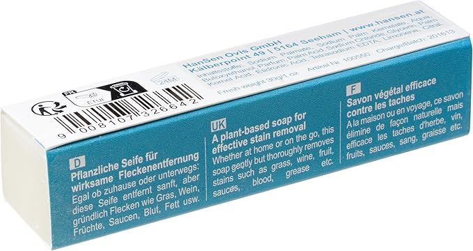 Redecker Spot-Gone Stain Stick, Pre-wash Treatment Removes Stubborn Spots and Stains, For Home and Travel, 1.2 Ounces