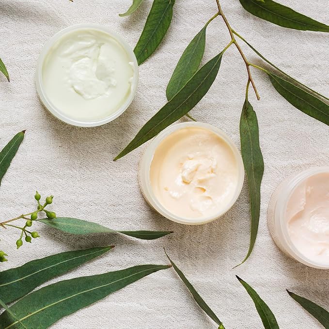 Eternal Moment 36 Pack 6 OZ Plastic Jars Round Clear Cosmetic Container Jars with White Lids, Perfect for Lotion, Slime，Cream, Ointments, Makeup, Eye Shadow, Samples, Pot, Travel Storage