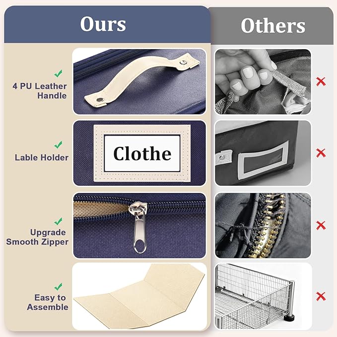 Dolicer 2 Pack Under Bed Storage with Wheels, 6in-10in Height Adjustable Underbed Storage Containers, 92L XXXL Under Bed Drawers Rolling Bin with Clear Lids for Dorm Shoes Clothes Organizers(Blue)