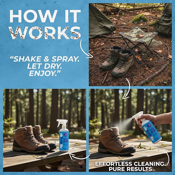 Fabric Freshener Spray, 32oz. 'Fresh Air' Odor Remover Spray. Shoe Deodorizer, Carpet Deodorizer, Odor Eliminator for Strong Odors Cleaning Supplies. ProvenSafe™ Fabric Freshener for Sensitive Gear