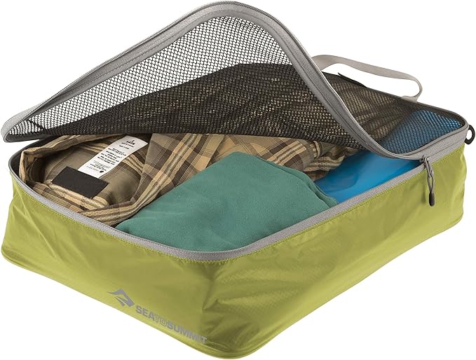 Sea to Summit Travelling Light Garment Mesh Bag Packing Organizer, Medium, Lime Green