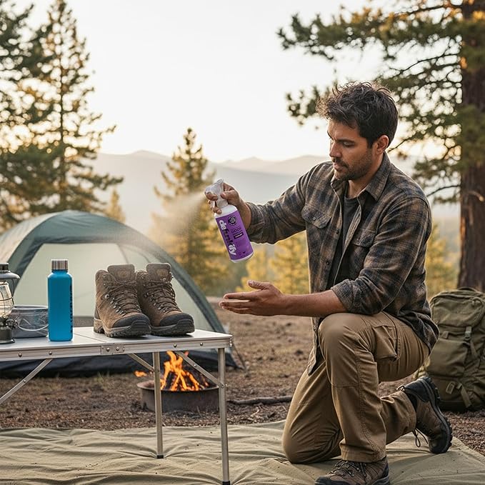 Fabric Freshener Spray, 32oz. 'Lavender' Odor Remover Spray. Shoe Deodorizer, Carpet Deodorizer, Odor Eliminator for Strong Odors Cleaning Supplies. ProvenSafe™ Fabric Freshener for Sensitive Gear