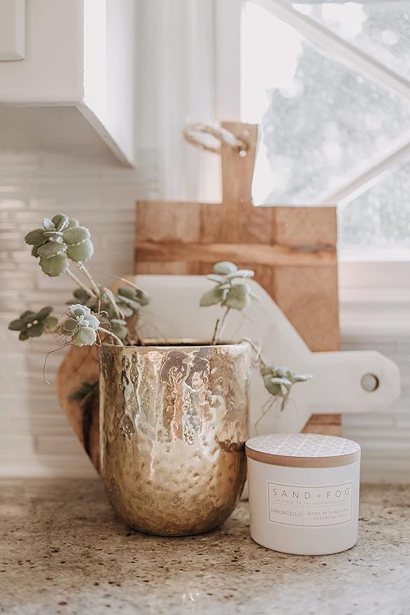 Sand + Fog Scented Candle - Juniper Berry Sage – Additional Scents and Sizes – 100% Cotton Lead-Free Wick - Luxury Air Freshening Jar Candles - Perfect Home Decor – 12oz