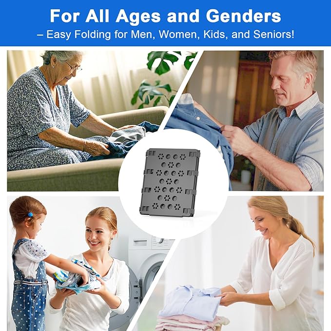 BoxLegend V3 Shirt Folding Board t Shirts Clothes Folder Durable Plastic Laundry folders Folding Boards, Gray