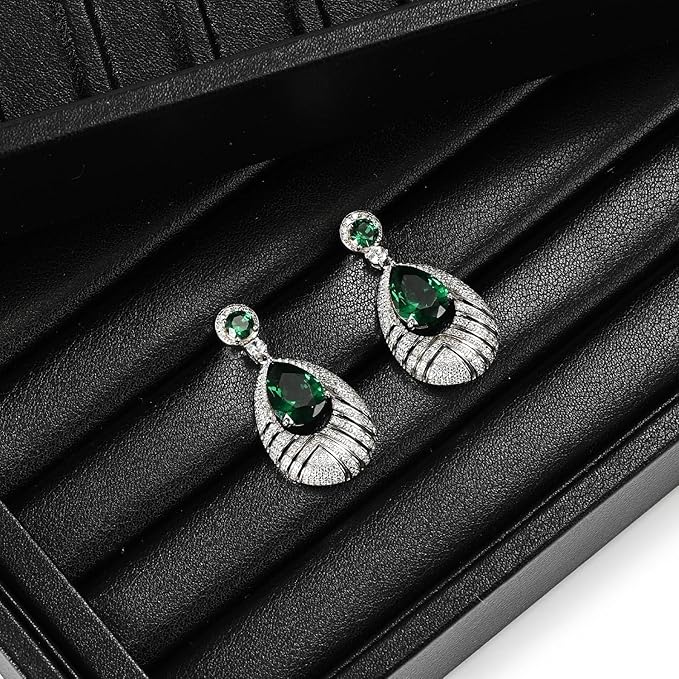 7 Slots Leather Jewelry Tray, Ring Display Tray, Earring Display Tray for Rings Earrings Coins Storage Display (Black)