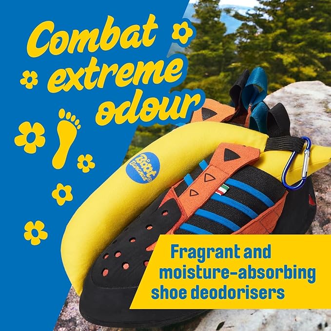 Boot Bananas Original Shoe Deodorizer | Long-Lasting, Reusable Sports Shoe Deodorizer Odor Neutralizer & Air Purifier | Eco-Conscious | Lasts 6 to 12 Months | 1 Pair