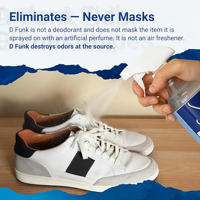 Ardent D Funk Odor Eliminator for Strong Odor, 16 oz. Bottle, Fabric Deodorizer Spray to Remove Smells and Odors, Carpet Cleaner, Pet Supplies, Sport Shoes and Equipment, Coolers, Made in USA