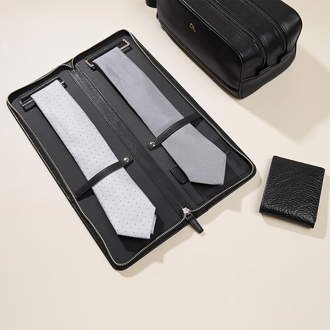 Leatherology Black Onyx Tie Case