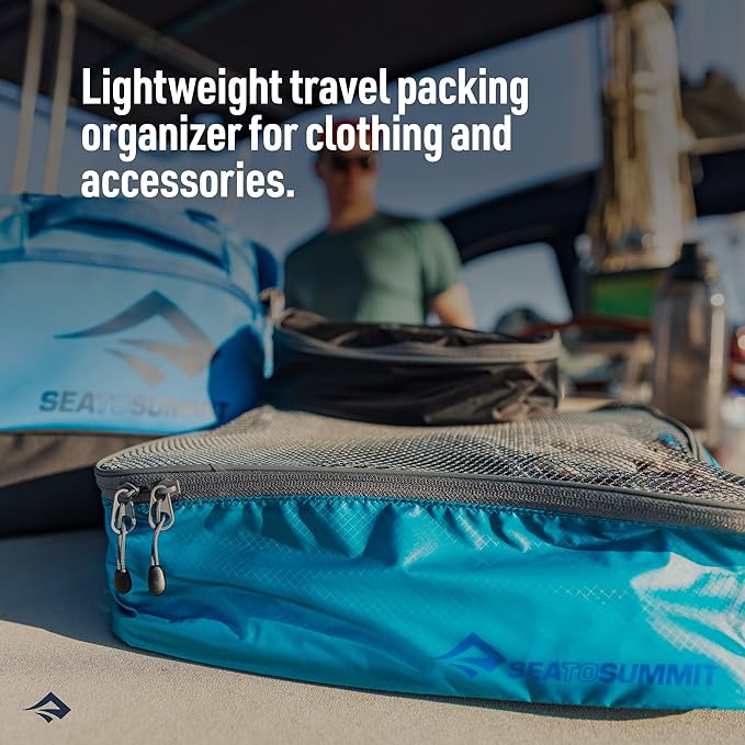 Sea to Summit Travelling Light Garment Mesh Bag Packing Organizer, Small, Spicy Orange