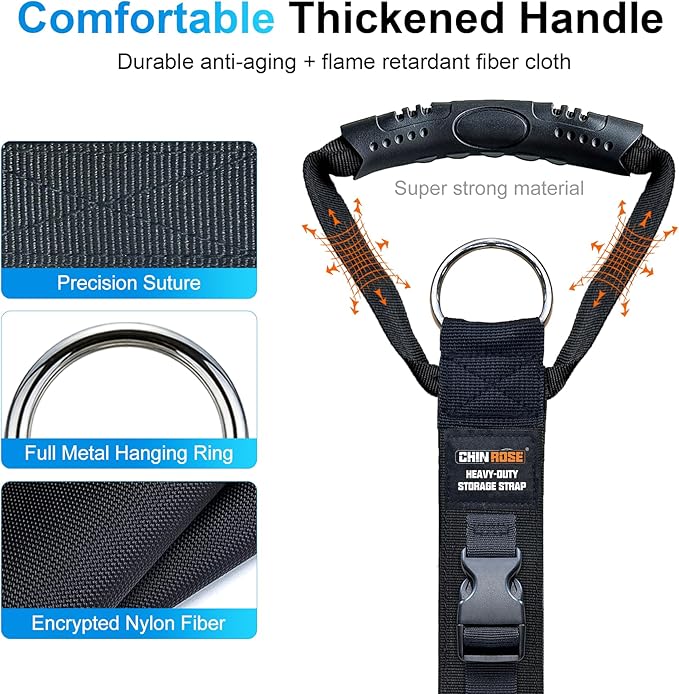 Extension Cord Organizer 2 Pack with 5 Slots Heavy Duty Wall Mounted Extension Cord Holder Space Saving Extension Cord Storage for Home and Garage
