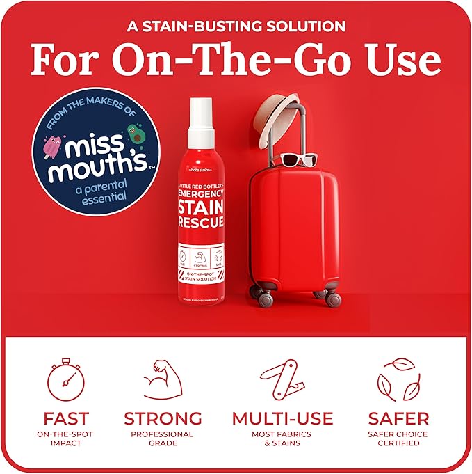 Emergency Stain Rescue Stain Remover Spray - Carpet Cleaner Spray - Wine & Coffee Stain Removal - 4 Fl Oz (Pack of 1)