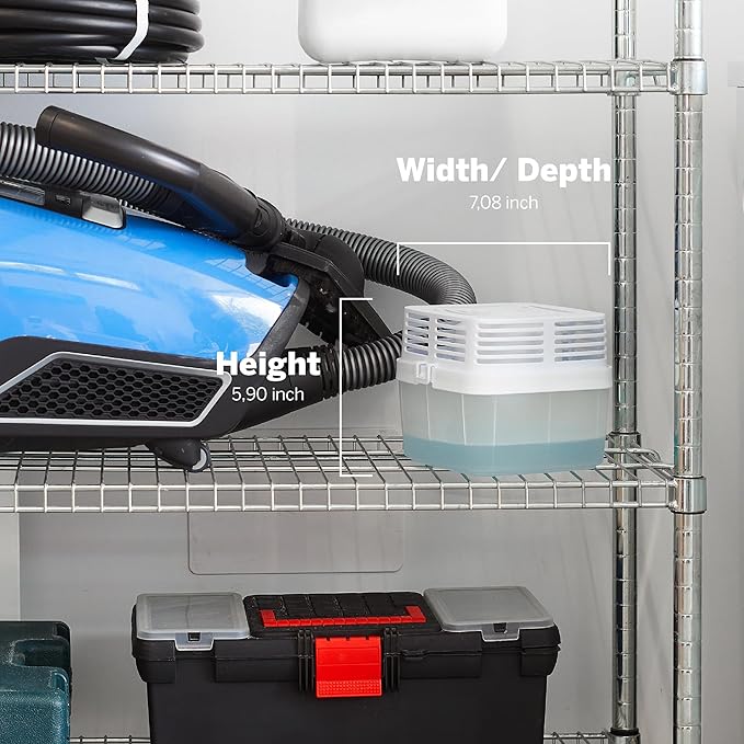 HUMYDRY Moisture Absorber Dehumidifier Device for Home, Premium Pack Of 1 Device of 15.9 Oz With 3 Pre-Measured Refills, Unscented Humidity Absorber For Closets, Bathroom and Medium Enclosed Spaces