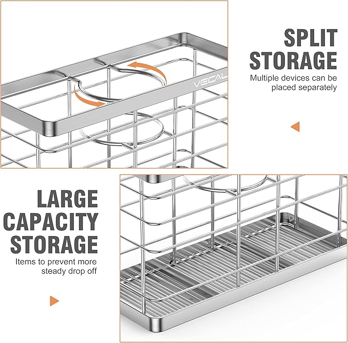Hair Dryer Holder - Hair Tool Organizer Wall Mount/Adhesive Blow Dryer Holder/Curling iron holder Cabinet Door Bathroom Organizer for Hair Dryer, Curling Wands, Hair Straighteners