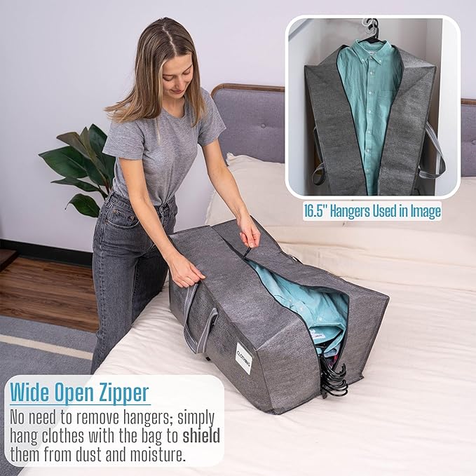 VENO 4 Pack Heavy Duty Moving Bags with Backpack Straps, Zippers & Handles, Extra Large Packing Bags for College Dorm Essentials, Moving Supplies Alternative to Cardboard Moving Boxes