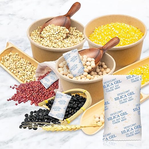 Moisture Absorbers, 20G 75 Pack Premium Transparent Desiccant for Storage, Silica Gel Desiccant Packets (20G, 75)