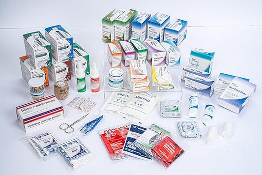 Restaurant Metal First Aid Cabinet, Wall Mountable (Class A with Tablets, Refills | Without Cabinet)