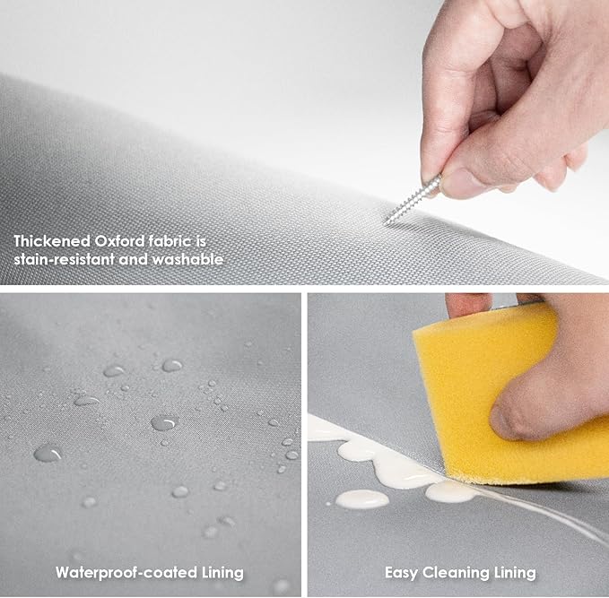 ROMOON Laundry Hamper Sorter Cart: 4-Section Organizer with Heavy-Duty Lockable Wheels and Removable Bags | 172L Rolling Laundry Basket for Dirty Clothes in Laundry Room or Small Spaces (Gray)