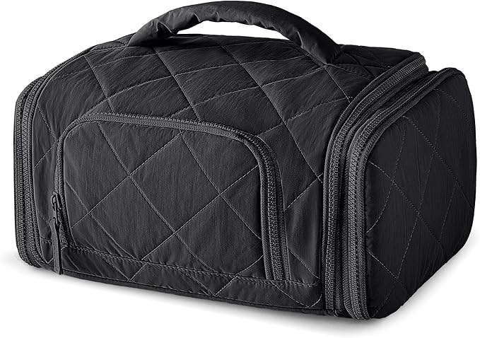 Cable Organizer Bag, Travel Cord & Charger Organizer Pouch for Tech Accessories & Electronics, Home Storage, Black