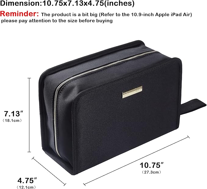 ROWNYEON Lipstick Organizer Case Lipstick Holder Portable Lipstick Bag Travel Makeup Bag Cosmetic Case Large Capacity Lipstick Carrying Case Makeup Artist Lip Gloss Storage Bag