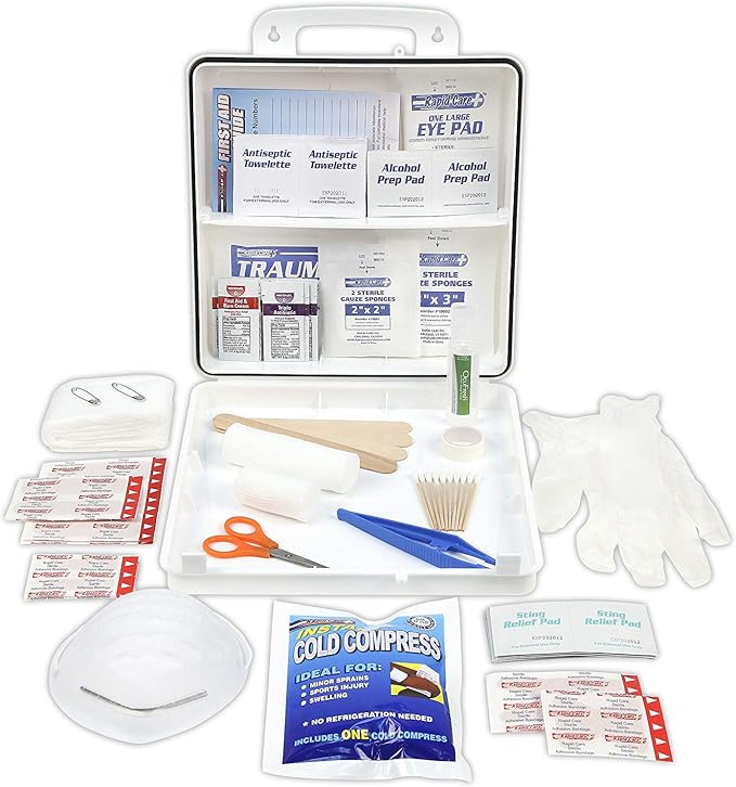 Rapid Care First Aid RC-50MAN-W 50 Person OSHA/ANSI Poly First Aid Kit