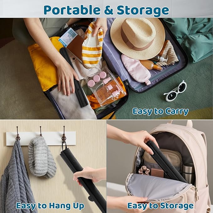 Bathroom Sink Cover for Counter Space, Sink Mat Foldable Sink Cover, Silicone Makeup Organizer Mat Space Saver, Small Bathroom & Rv Camper Travel Must Haves Accessories, Black
