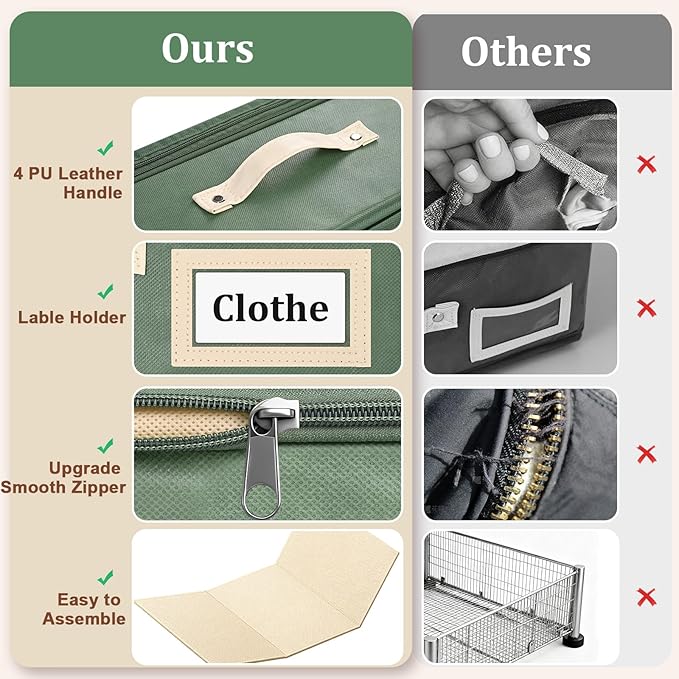 Dolicer 2 Pack Under Bed Storage with Wheels, 6in-10in Height Adjustable Underbed Storage Containers, 92L XXXL Under Bed Drawers Rolling Bin with Clear Lids for Dorm Shoes Clothes Organizers(Green)