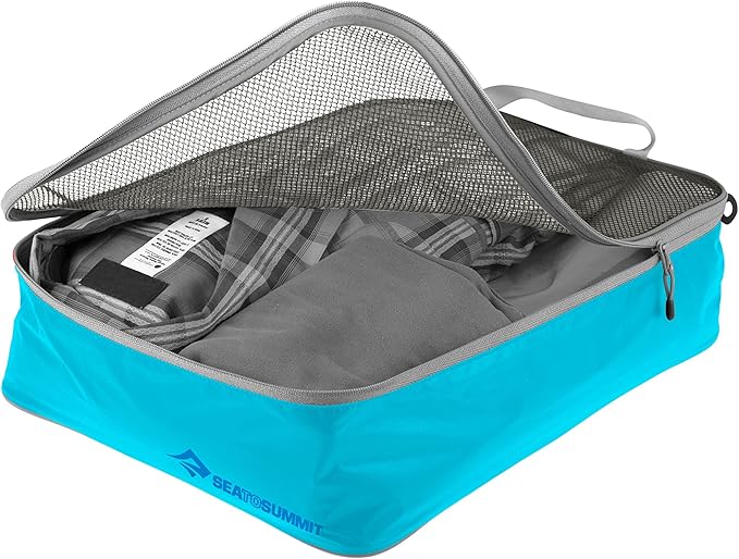 Sea to Summit Travelling Light Garment Mesh Bag Packing Organizer, Medium, Atoll Blue