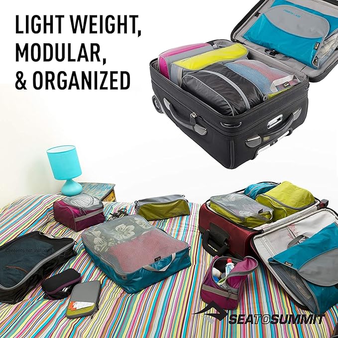 Sea to Summit Travelling Light Garment Mesh Bag Packing Organizer, Small, Pacific Blue