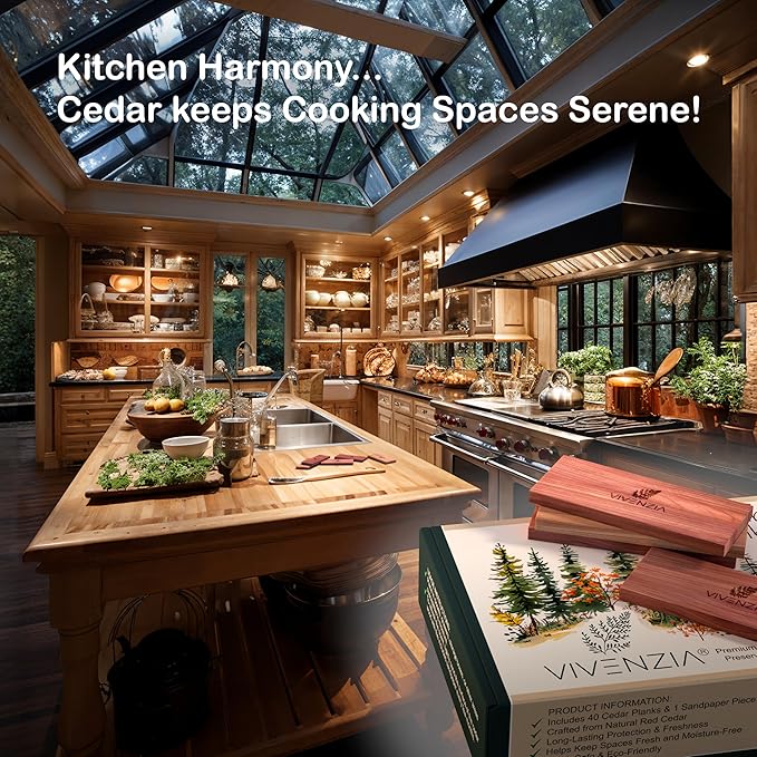 Cedar Blocks for Clothes Storage -40 Cedar Planks- Natural Closet Smell Eliminator, Natural Closet Deodorizer, Drawer Fresheners for Dresser, Odor Absorber for Dresser Drawers.