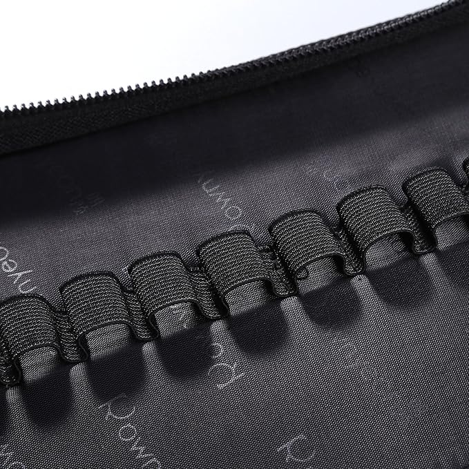 ROWNYEON Lipstick Organizer Case Lipstick Holder Portable Lipstick Bag Travel Makeup Bag Cosmetic Case Large Capacity Lipstick Carrying Case Makeup Artist Lip Gloss Storage Bag