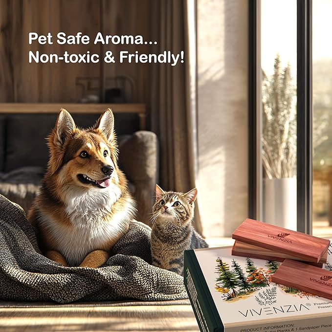 Cedar Blocks for Clothes Storage -40 Cedar Planks- Natural Closet Smell Eliminator, Natural Closet Deodorizer, Drawer Fresheners for Dresser, Odor Absorber for Dresser Drawers.