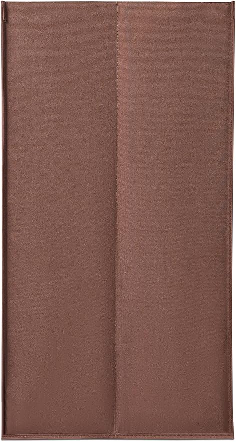 Internet's Best Collapsible Laundry Hamper - Set of 2 - Dirty Clothes Sorter with Handles - Magnetic Side - Easy Storage - Folding - Brown